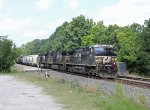 NS 4192 leads train 350-09 eastbound